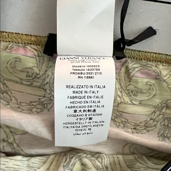 Versace Gold and Pink Baroque Briefs - Picture 4 of 7